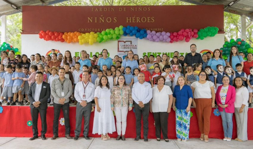 Logra “La Escuela es Nuestra” importante inversión en obra educativa en Tamaulipas
