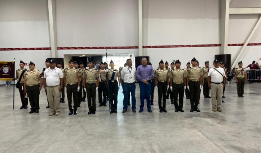 Destaca Bachillerato Militarizado de Reynosa en Primer Concurso Nacional de Bandas de Guerra y Escoltas de Bandera