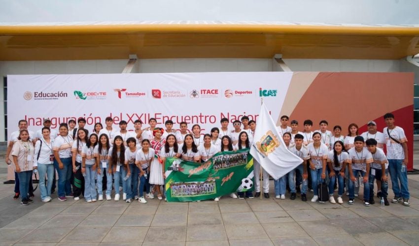 Reúne Tamaulipas a jóvenes de todo México en el XXII Encuentro Nacional Deportivo CECyTE 2026