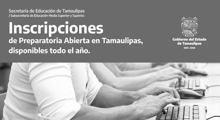 Inscríbete a la Preparatoria Abierta