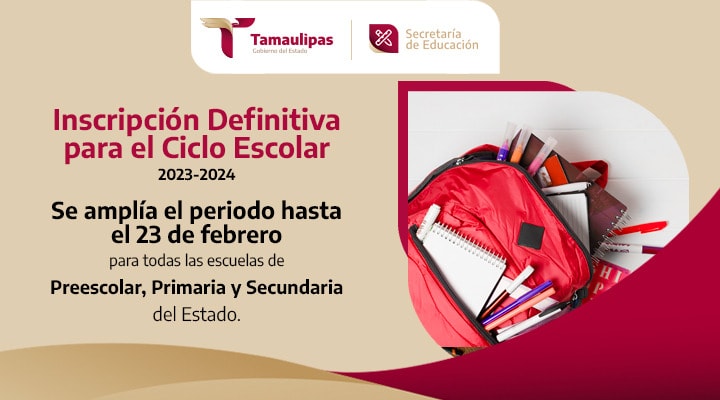 Último día de Inscripción Definitiva