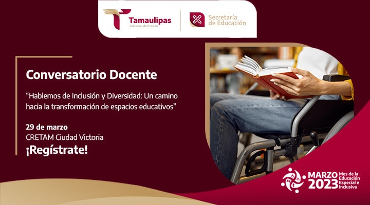 Te invitamos al Conversatorio Docente “Hablemos de Inclusión y Diversidad