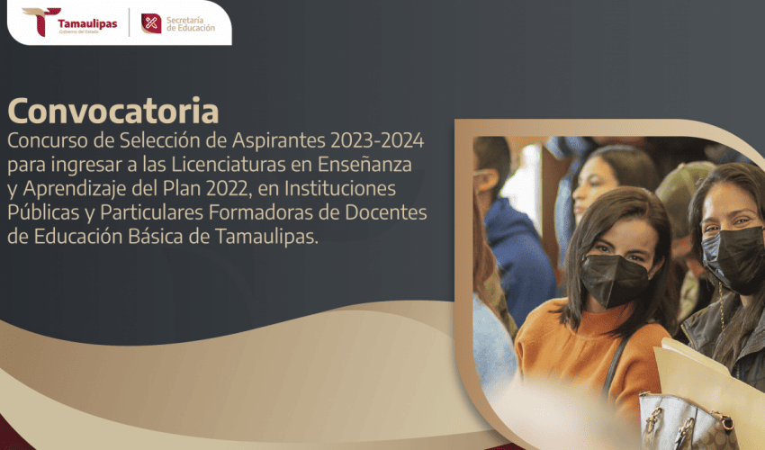 Se invita al Concurso de Selección de Aspirantes 2023-2024 para ingresar a Licenciaturas