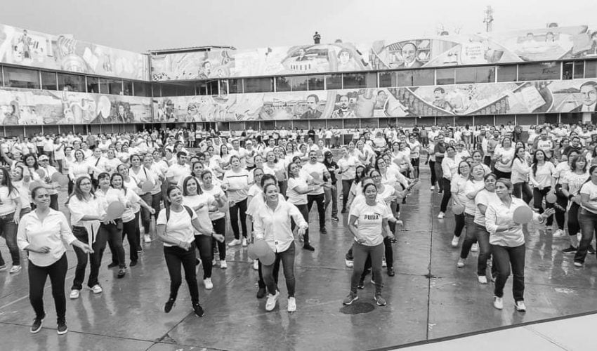 Activación Física del primer desafío Planea una Vida Saludable 2023