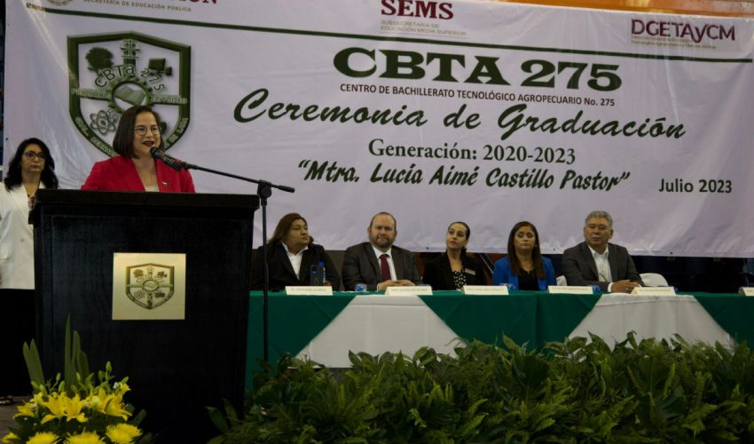 Graduación en el CBTA 275 de Reynosa