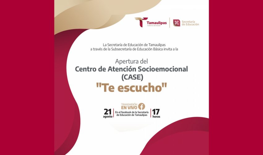Apertura del Centro de Atención Socioemocional (CASE) “Te escucho”