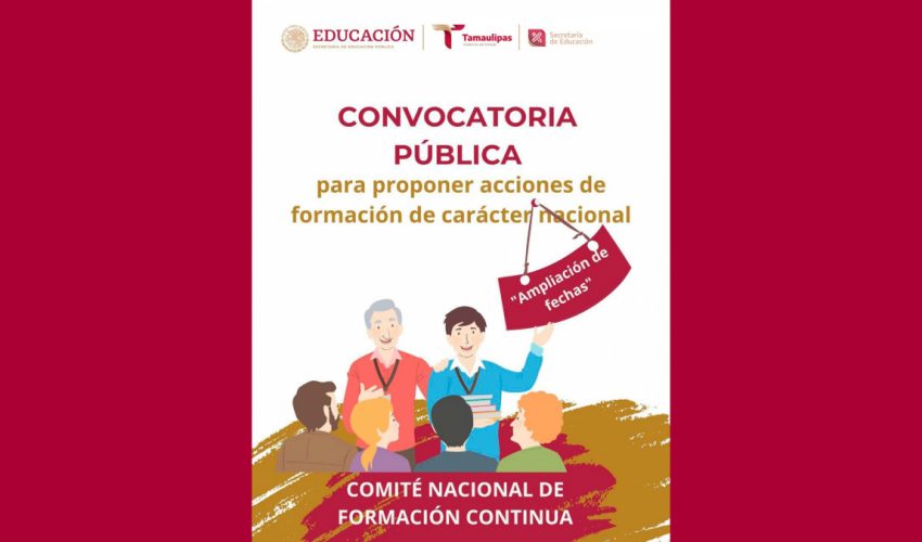 Convocatoria Pública para proponer acciones de formación de carácter nacional