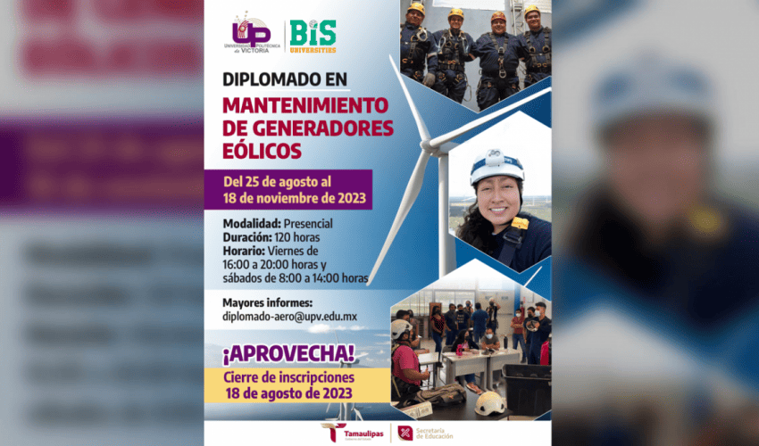 Diplomado en Mantenimiento de Generadores Eólicos
