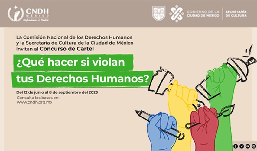 Concurso de Cartel ¿Que hacer si violan tus Derechos Humanos?