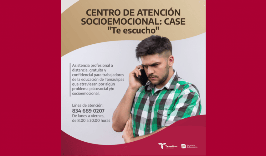 Se pone a disposición el Centro de Atención Socioemocional