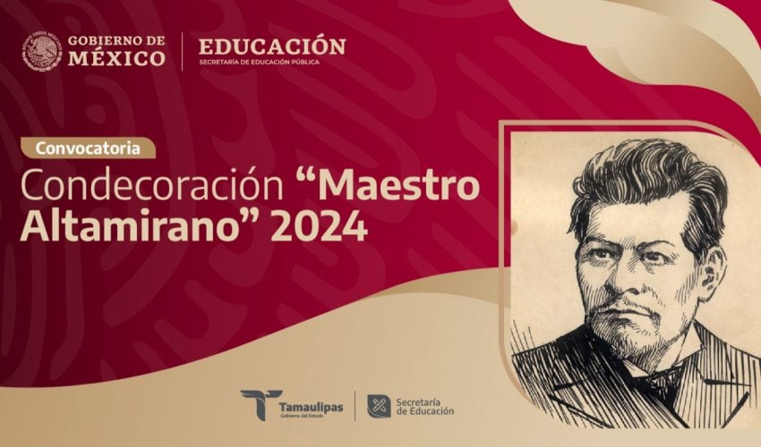 Condecoración “Maestro Altamirano“ 2024