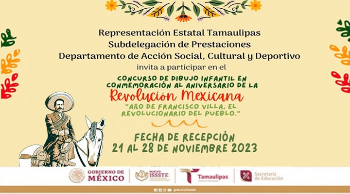 Concurso de Dibujo Infantil en Conmemoración al Aniversario de la Revolución Mexicana