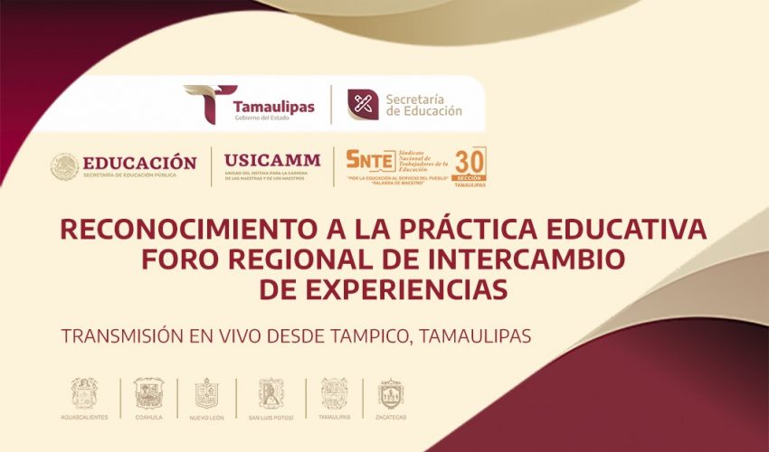 Invitación a la transmisión del Reconocimiento a la Práctica Educativa Foro Regional de Intercambio de Experiencias