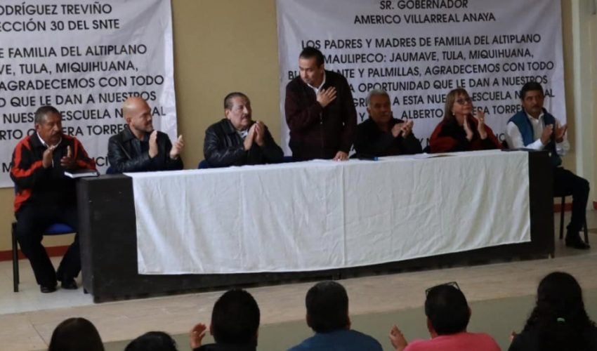 Atienden demanda de la  Escuela Normal “Profr. y Gral. Alberto Carrera Torres” de Jaumave