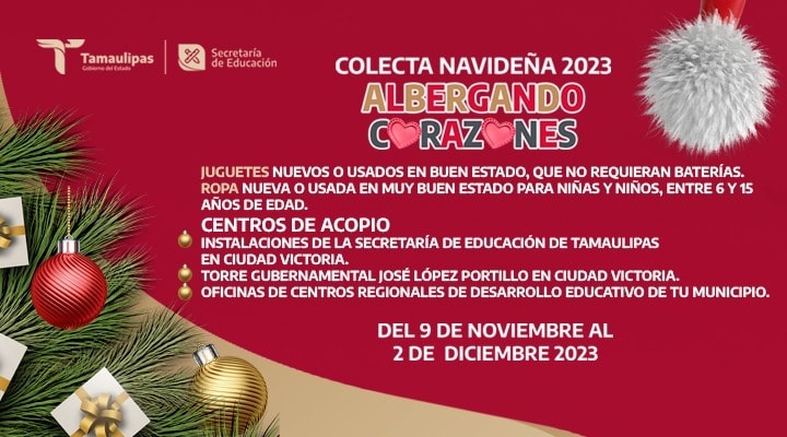 Colecta Navideña 2023 “Albergando Corazones”