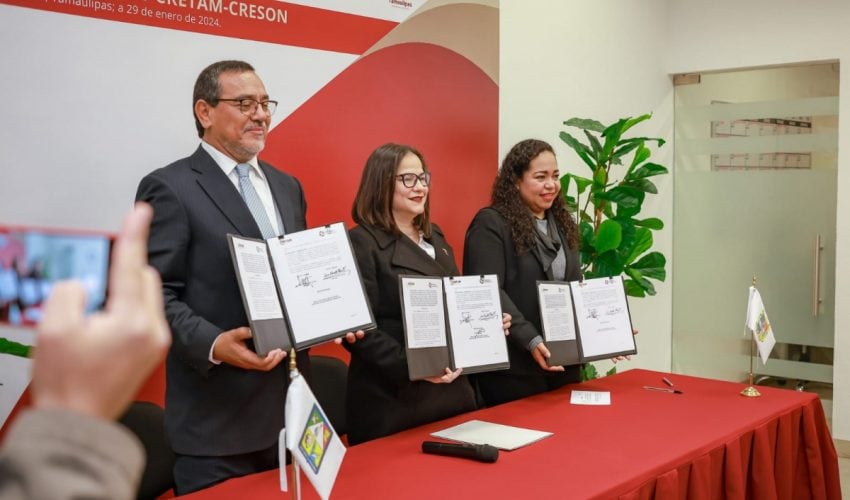 Firma de Convenio entre CRETAM y CRESON