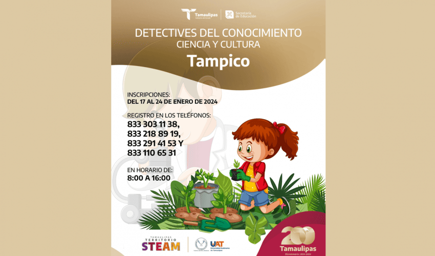 “Detectives del Conocimiento: Ciencia y Cultura” en Tampico