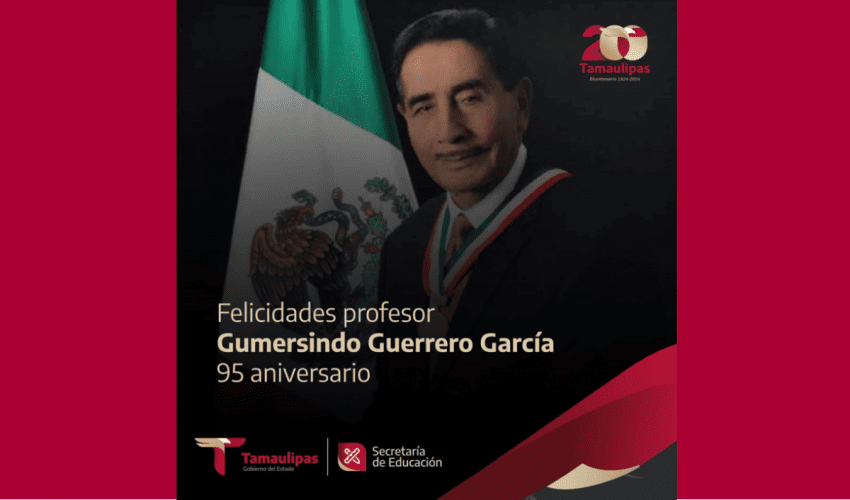 Felicidades profesor Gumersindo Guerrero García