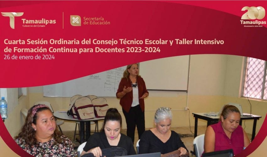 Cuarta Sesión Ordinaria del Consejo Técnico Escolar