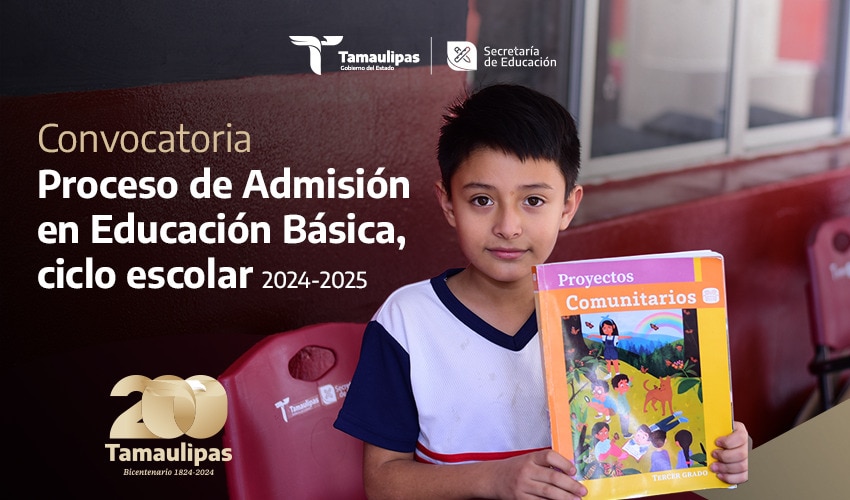 Proceso de Admisión en Educación Básica, ciclo escolar 2024-2025.