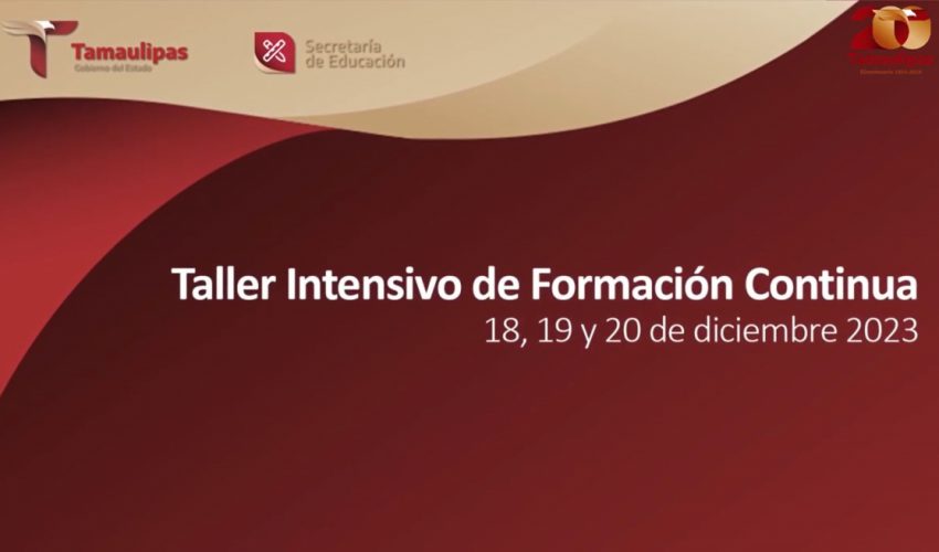 Video Talleres Intensivos de Formación Continua para Docentes