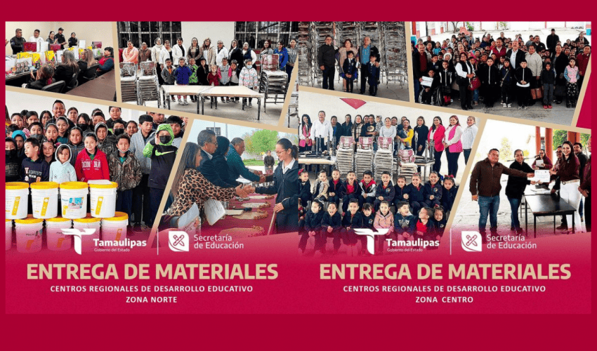 Mejora de las condiciones de las escuelas con entrega de materiales