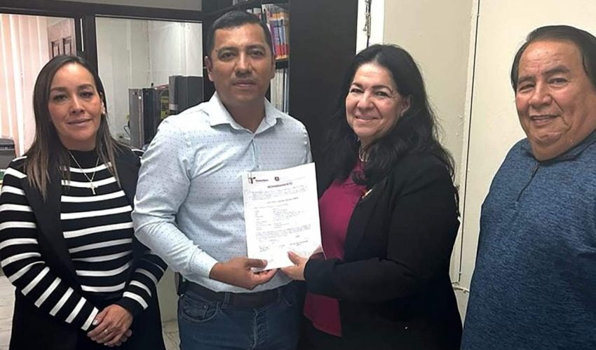 Se dio posesión a nuevo director en la Escuela Primaria ”Magdaleno Aguilar”, en Río Bravo.
