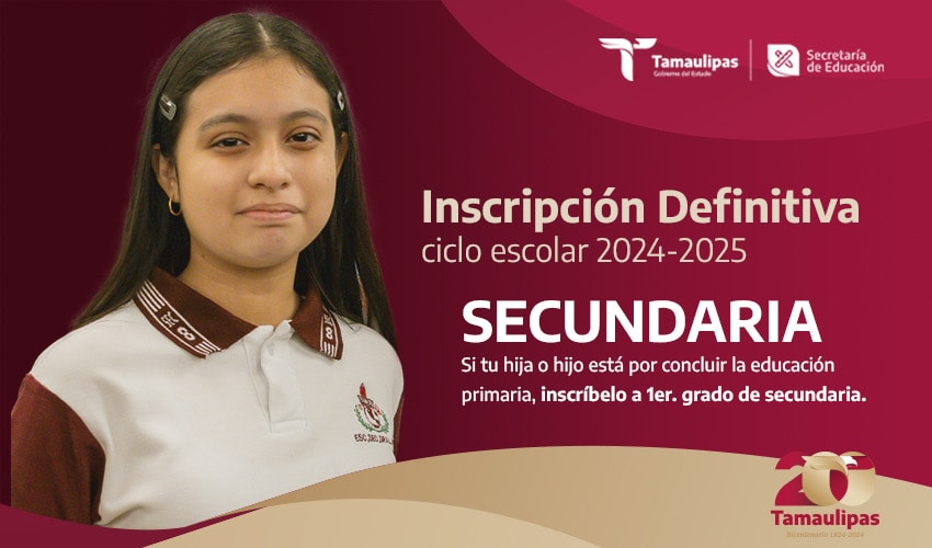Inscripción Definitiva 2024-2025 – Secundaria