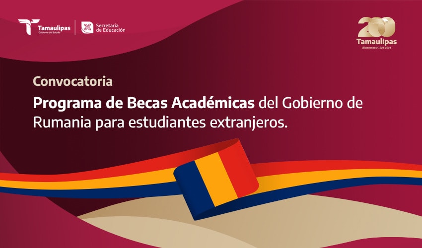 Programa Anual de Becas ofrecido por el Estado Rumano, durante el ciclo escolar 2024-2025