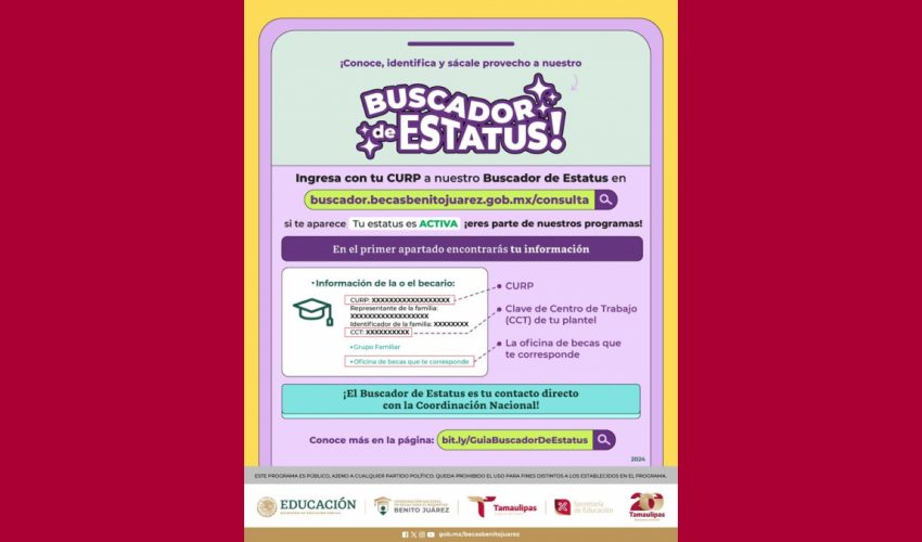 Consulta condición actual Becas de Educación Básica para el Bienestar Benito Juárez