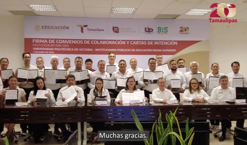 Video: Firma de Convenio de Colaboración y Cartas de Intención