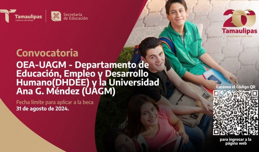 Becas OEA-UAGM – Departamento de Educación, Empleo y Desarrollo Humano y la Universidad Ana G. Méndez