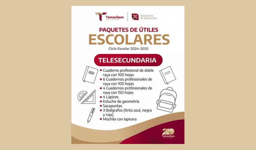 Video: Útiles Escolares Telesecundaria