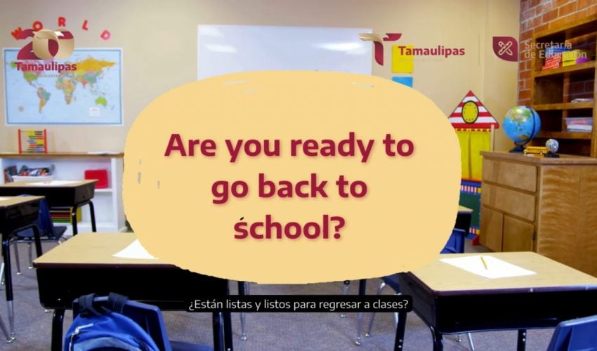 Video: Coordinación de Inglés, denominado “We are back to school”