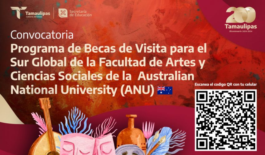 “Programa de Becas de Visita para el Sur Global de la Facultad de Artes y Ciencias Sociales de la ANU”.
