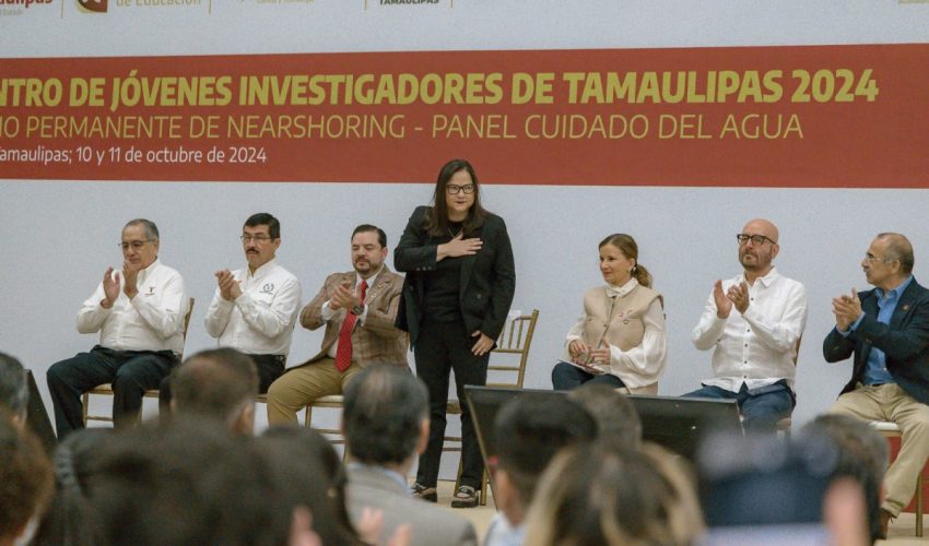 Encuentro de Jóvenes Investigadores Tamaulipas 2024, en el Polyforum de Ciudad Victoria