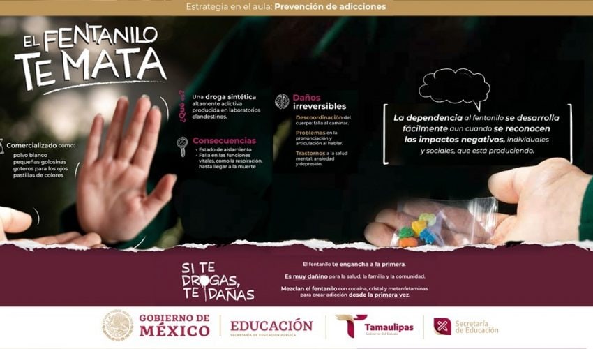 “Estrategia en el aula: Prevención de adicciones; Si te drogas, te dañas“