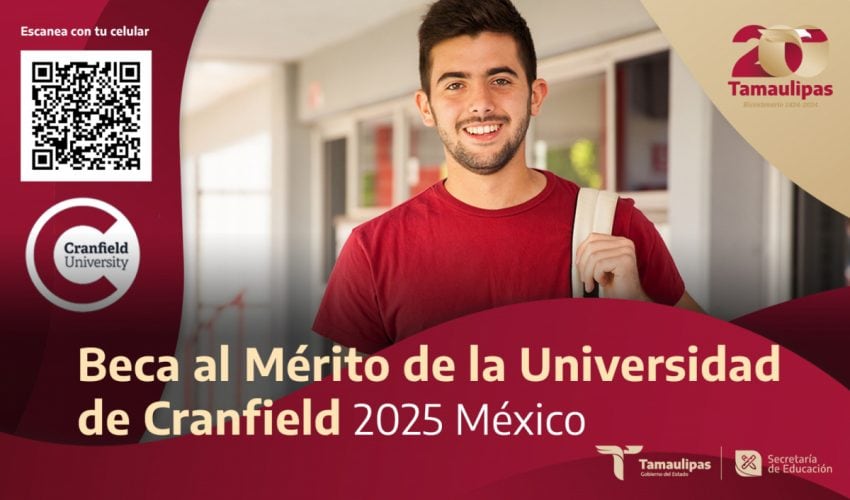 Beca al Mérito de la Universidad de Cranfield 2025