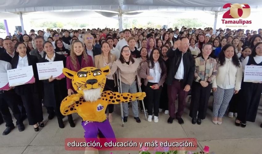 Video: Entrega Beca Futuro Tamaulipas, en la UPV