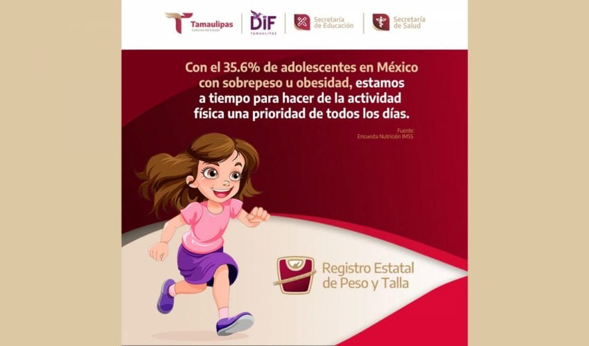 Con el 35.6% de adolescentes en México con sobrepeso u obesidad