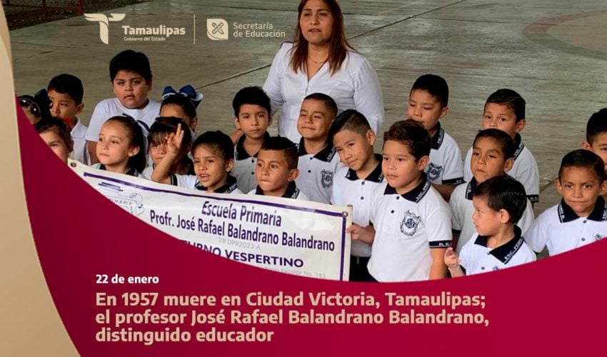 Efeméride – Profesor Rafael Balandrano Balandrano
