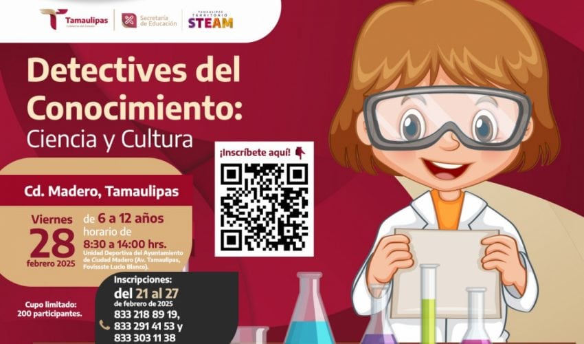 Detectives del Conocimiento: Ciencia y Cultura, en Ciudad Madero