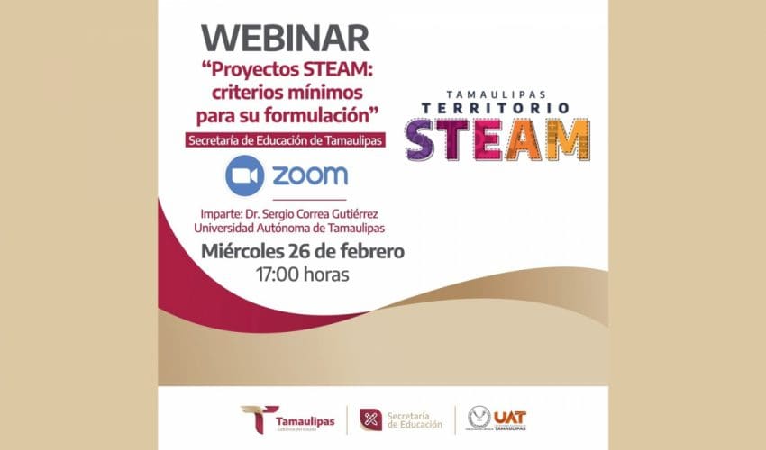 WEBINAR “Proyectos STEAM: criterios mínimos para su formulación”