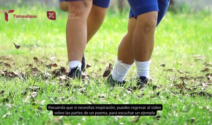 Video: Coordinación de Inglés, denominado “Project: make a poem for a friend”