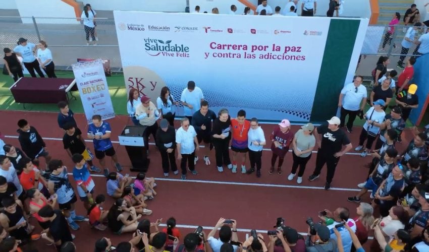 Video: Carrera y caminata de convivencia Por la Paz y Contra las Adicciones