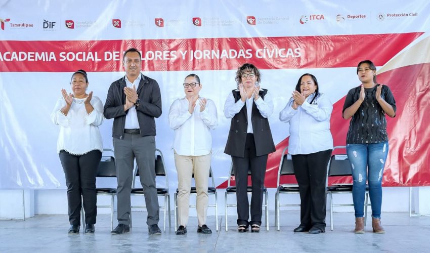 Inicio de la tercera semana de la Academia Social de Valores y Jornadas Cívicas