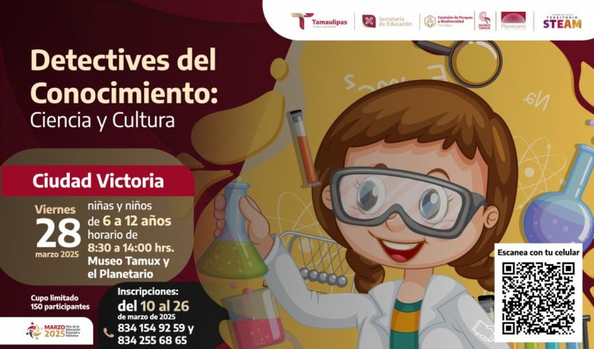 Detectives del Conocimiento: Ciencia y Cultura, en Ciudad Victoria