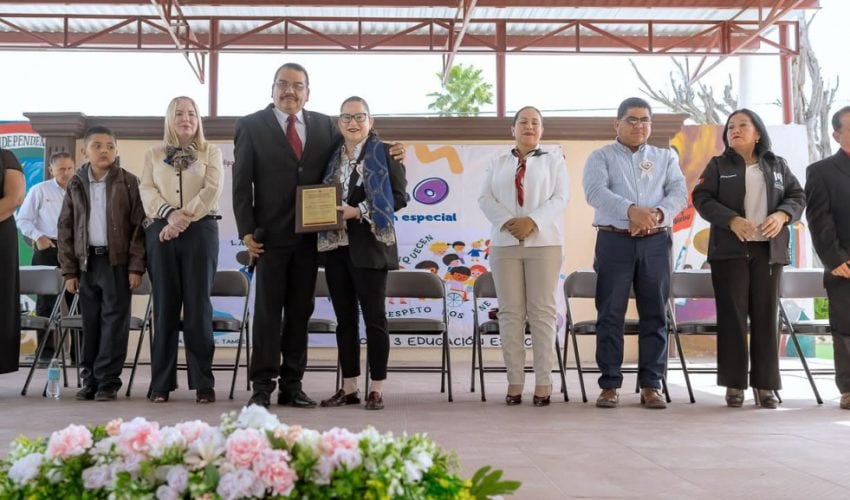 Secretaria de Educación, visitó la Escuela Primaria “Oralia Guerra de Villarreal”, en Matamoros
