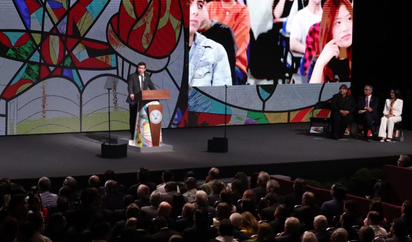 Secretaria de Educación, asistió al Primer Informe del rector de la UAT, Dámaso Anaya Alvarado