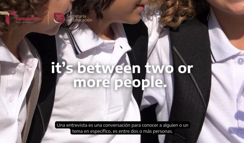 Video: Coordinación de Inglés, denominado “Interviews”